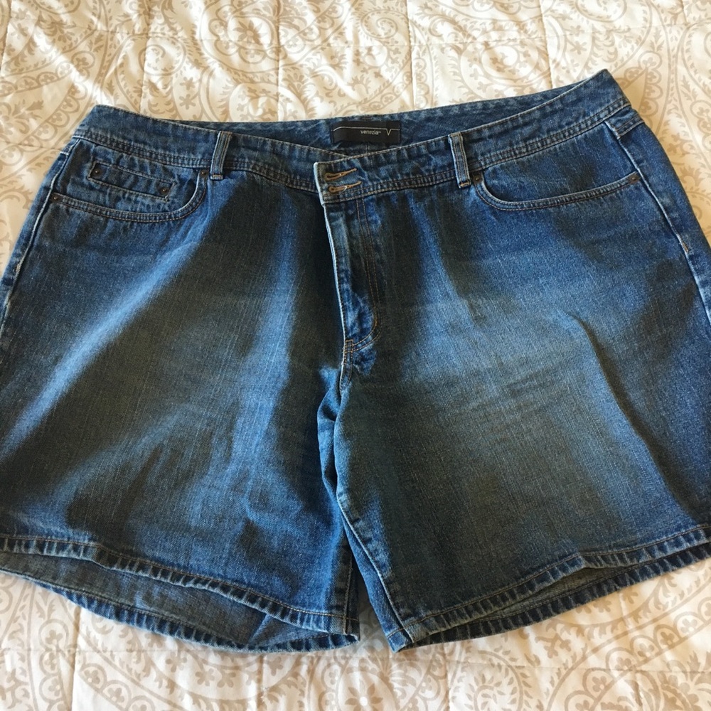 Denim shorts